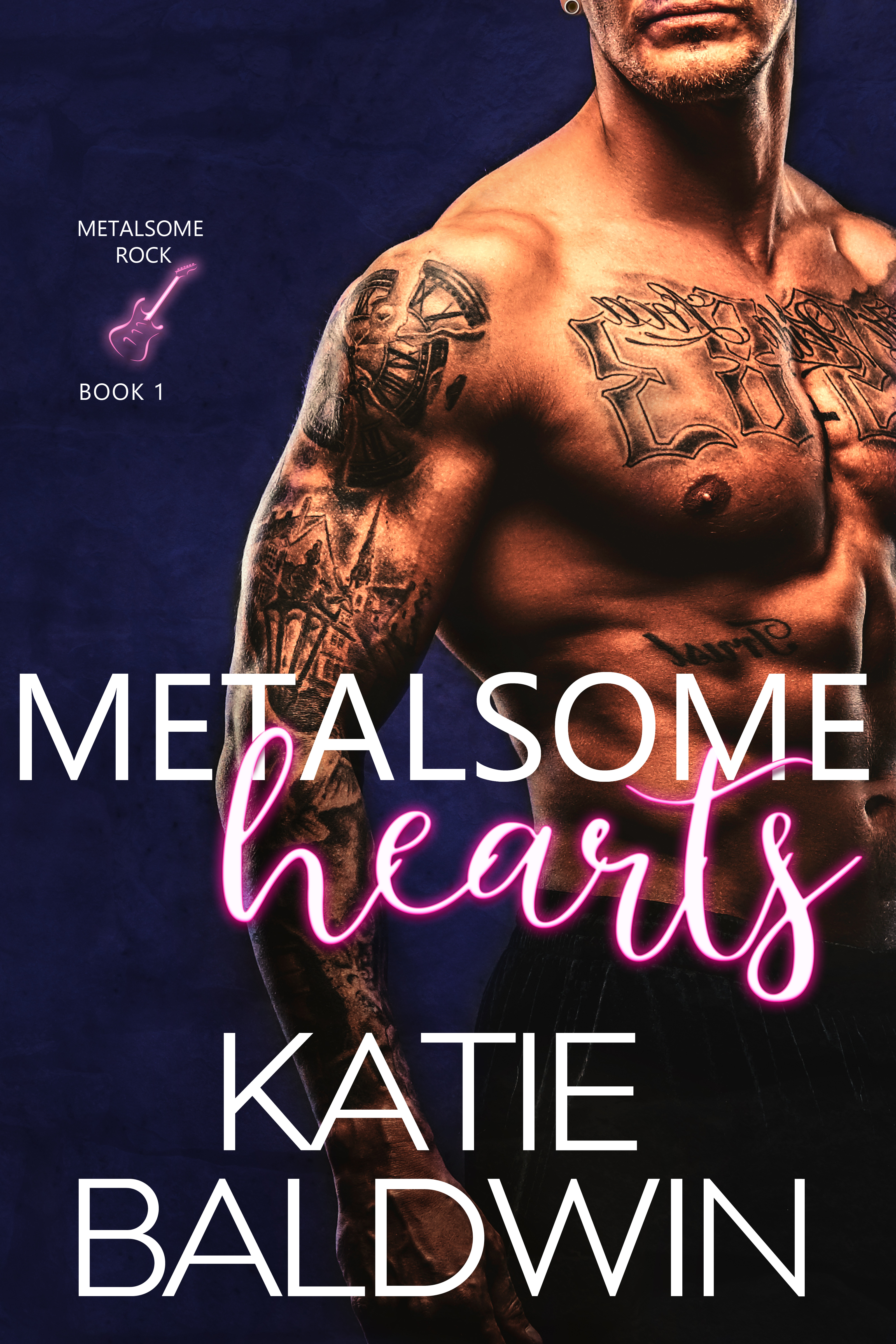 Book cover for Metalsome Hearts by Katie Baldwin